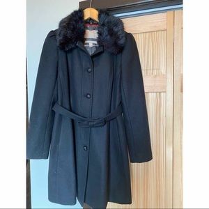 Banana Republic Black Wool Coat